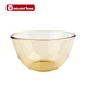 Natural borosilicate amber color glass food mixing bowls/ heat resistant glass salad bowl mixing