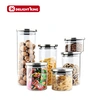 storage jar with glass lid