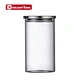 storage jar with glass lid