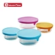 round silicone food storage containers