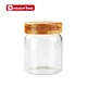storage jar with glass lid