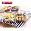 round borosilicate glass bakeware