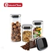 storage jar with glass lid