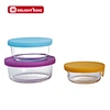 round silicone food storage containers