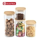 airtight glass storage jar