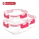 glass food container with lid