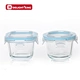 200ml glass baby food container with pp lid set