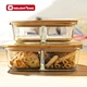 food storage containers divided