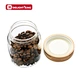 glass food jar with lid