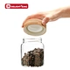 glass food jar with lid