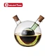 High borosilicate glass oil bottle 2 in 1 glass oil and vinegar