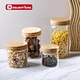 glass food jar with lid