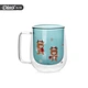 glass double glass cup