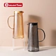 glass water jug with lid