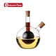 High borosilicate glass oil bottle 2 in 1 glass oil and vinegar