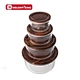 round container with lid