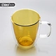 glass double glass cup