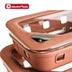 glass food container with glass lid