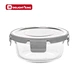 glass food container with ss lid