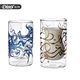 Printing double glass wall tumbler Custom Logo Printed Glass Mug
