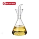 High borosilicate glass kitchen oil bottle with cork vinegar set