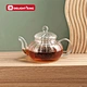 glass teapot flowering tea