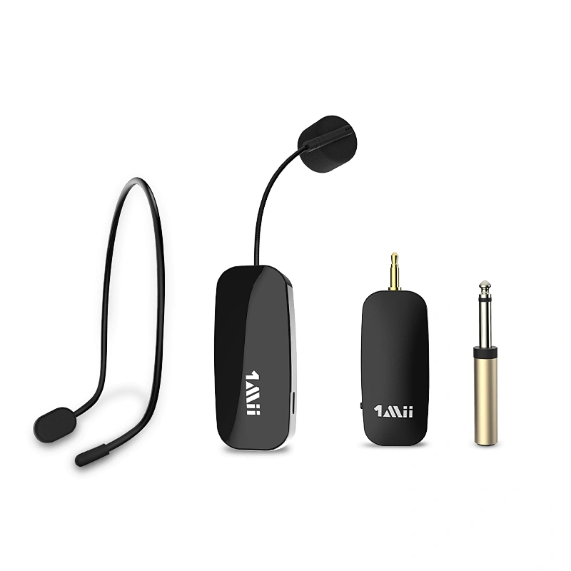 Portable Mini Wireless Headset/Handheld Mic System Condenser Microphone for Teachers, Tour Guides