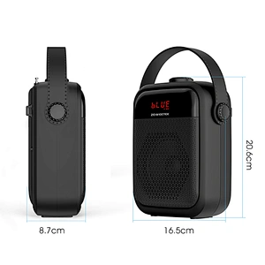 ZOWEETEK H6 Bluetooth Voice Amplifier with UHF Microphone, Rechargeable Wireless Bluetooth Speaker