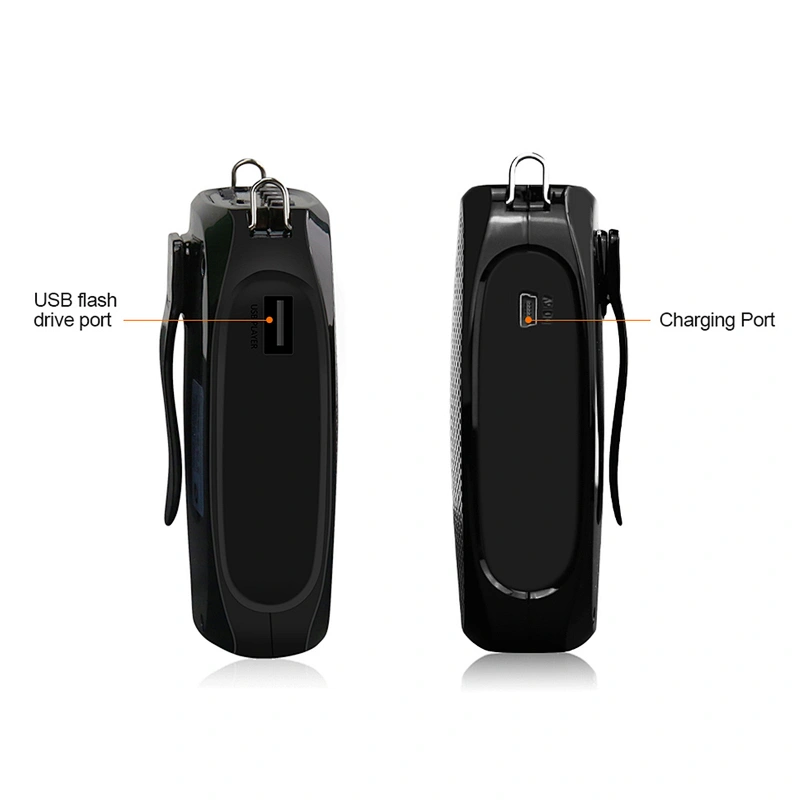 ZOWEETEK ZW-Z258 Portable Voice Amplifier with Wired Microphone 10W Rechargeable Mini Amplifier for Teacher, Tour Guide
