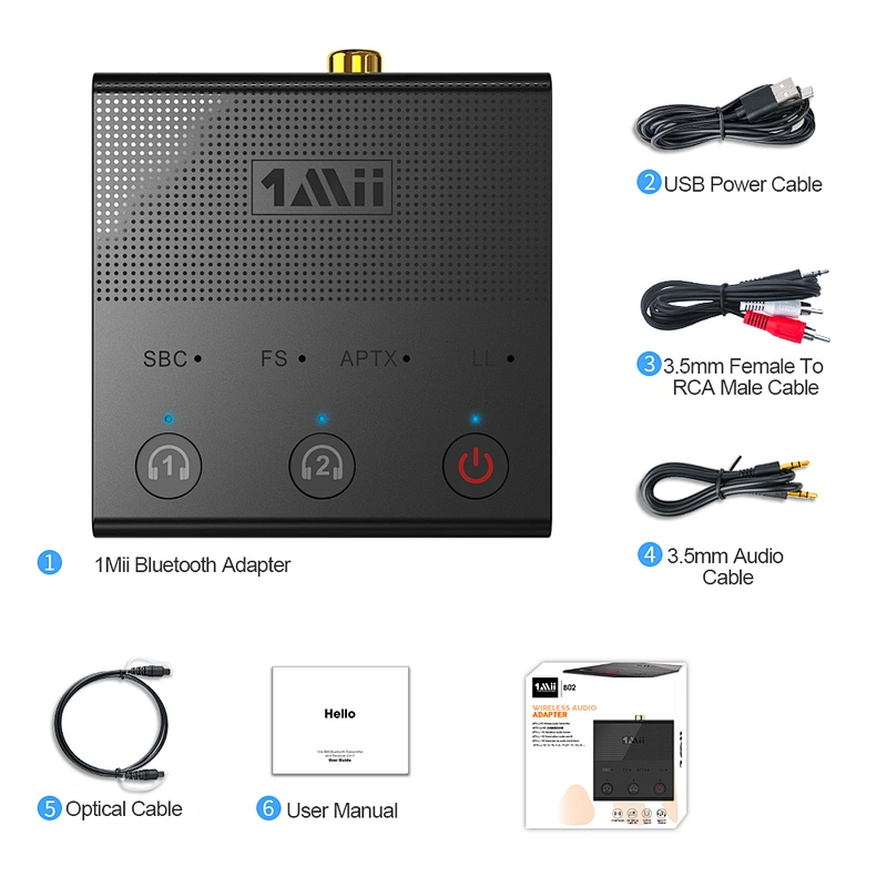 CSR8670 aptX Low Latency Long Range Optical Bluetooth 5.0 Transmitter Audio for TV