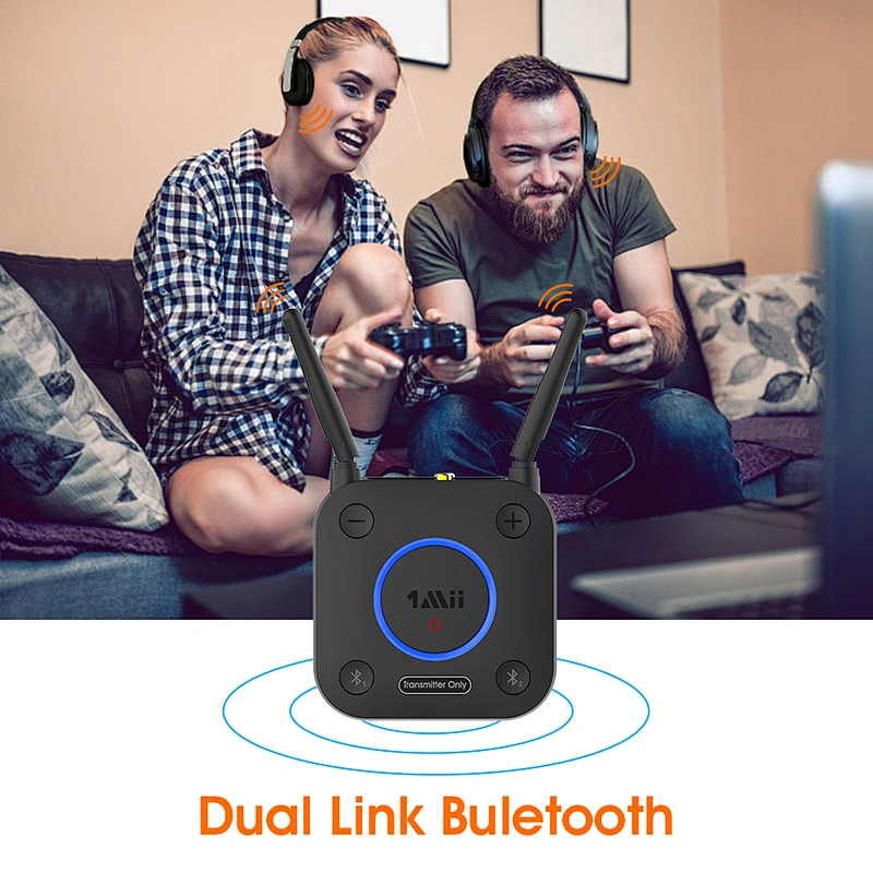 aptX HD/LL Bluetooth Audio Transmitter for TV, Optical Coax AUX/RCA Audio Adapter