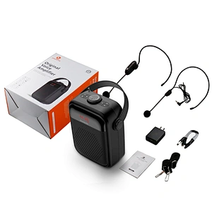 ZOWEETEK H6 Bluetooth Voice Amplifier with UHF Microphone, Rechargeable Wireless Bluetooth Speaker