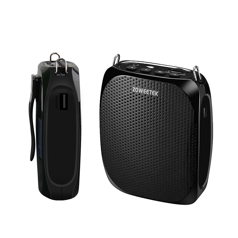 ZOWEETEK ZW-S615 Portable Wireless Voice Amplifier with UHF Microphone (10W) Powerful PA System Amplifier for teachers