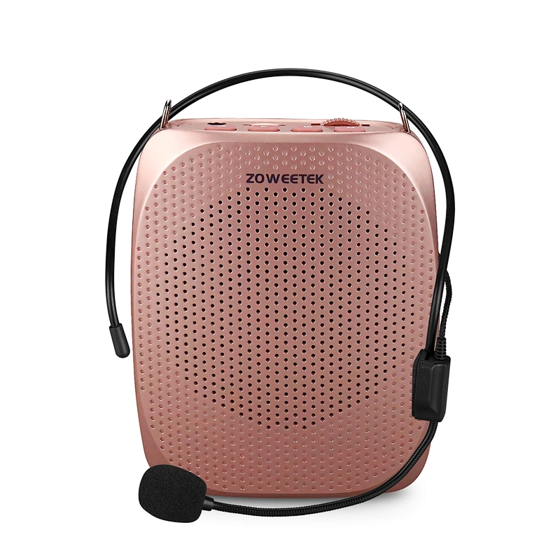 ZOWEETEK ZW-Z258 Portable Voice Amplifier with Wired Microphone 10W Rechargeable Mini Amplifier for Teacher, Tour Guide