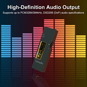 1Mii DS100 USB DAC HI-FI Headphone Amplifier PCM32bit/384kHz DSD64-DSD256