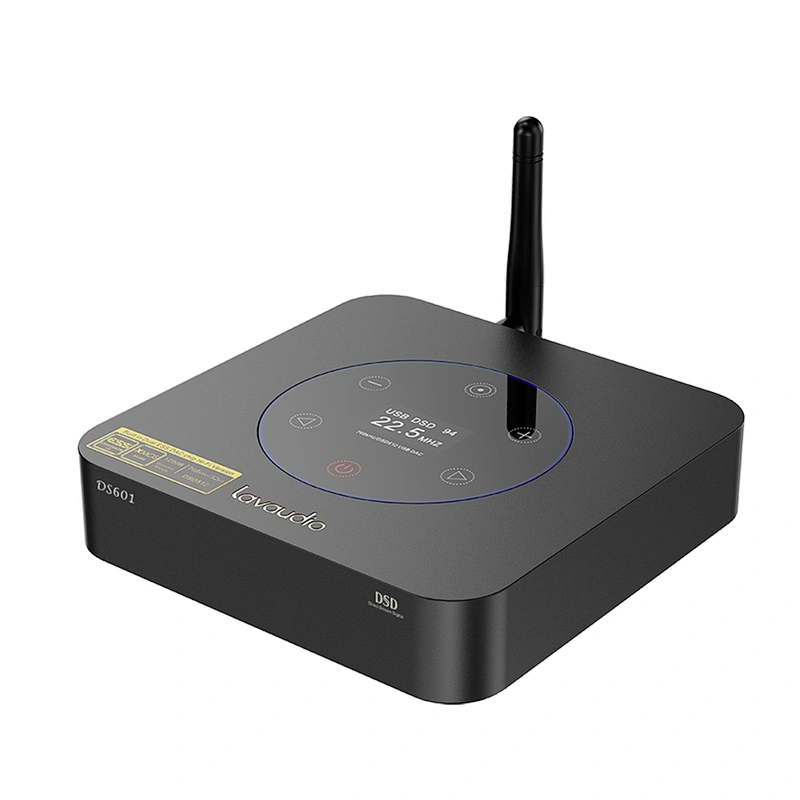 1Mii DS601 HiFi Bluetooth 5.0 LDAC Audio Receiver with Touch Screen Desktop DAC Decoding