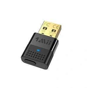 1Mii B10 Bluetooth USB Audio Transmitter Adapter for PC PS4 PS5 Wireless Audio Dongle with aptX Low Latency for Connecting Bluetooth Headphones Speakers
