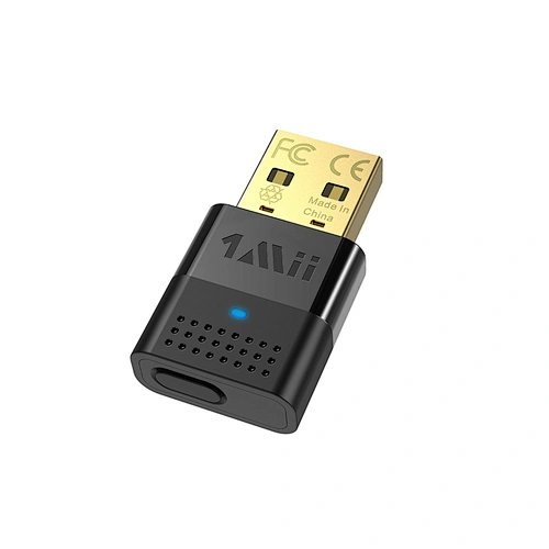 1Mii B10 Bluetooth USB Audio Transmitter Adapter for PC PS4 PS5 Wireless Audio Dongle with aptX Low Latency for Connecting Bluetooth Headphones Speakers