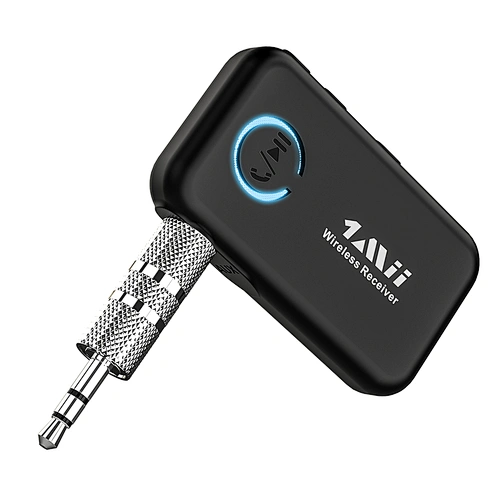 Mini Bluetooth 5.0 Audio/Music Receiver for Car, Speakers, 3.5mm AUX Wireless Stereo Audio Adapter