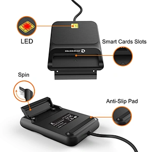 2022 Common Access Card Reader Compatible with MAC OS, Windows 10
