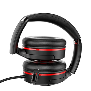 USB Gaming Headset for PC Laptop PS4/PS5 w/Virtual 7.1 Stereo 3D Surround Sound, 50mm Drivers USB Gaming Headphones Detachable Mic, RGB LED Light, Volume Control PC Gaming Headset