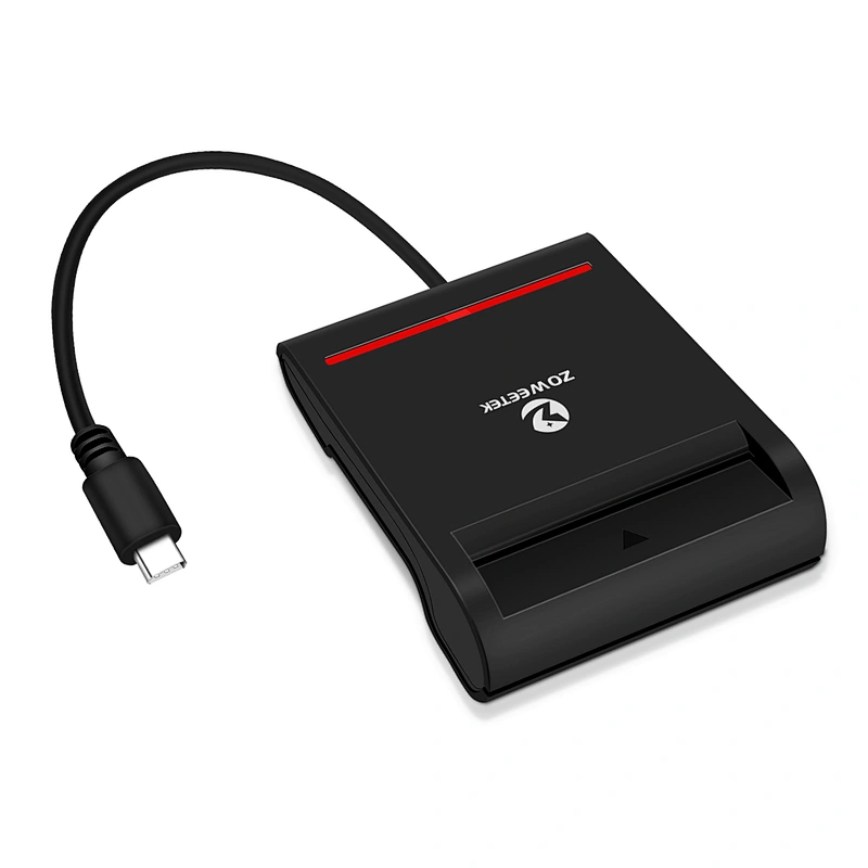 Access Control Card Reader USB C Portable ATM Credit ZOWEETEK Card Reader