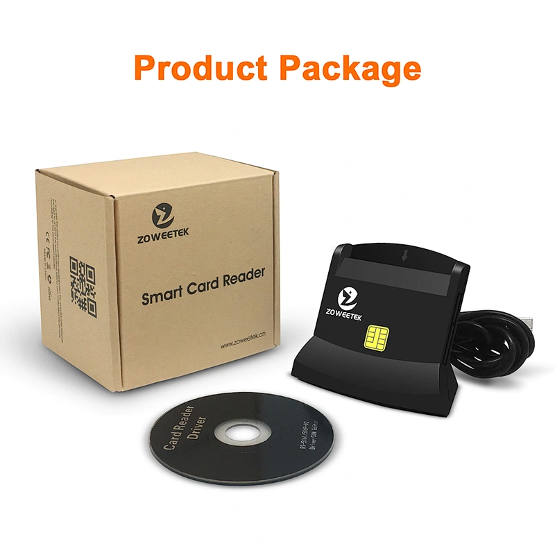 ZOWEETEK Multifunction IC/ID/TF/Micro SD/MMC/SIM Smart SD Card Reader