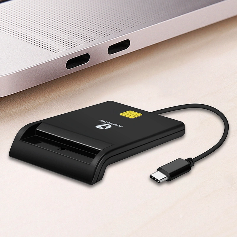 Best USB-C Smart Card Reader for PC, Single ID/IC Contact Chip Reader