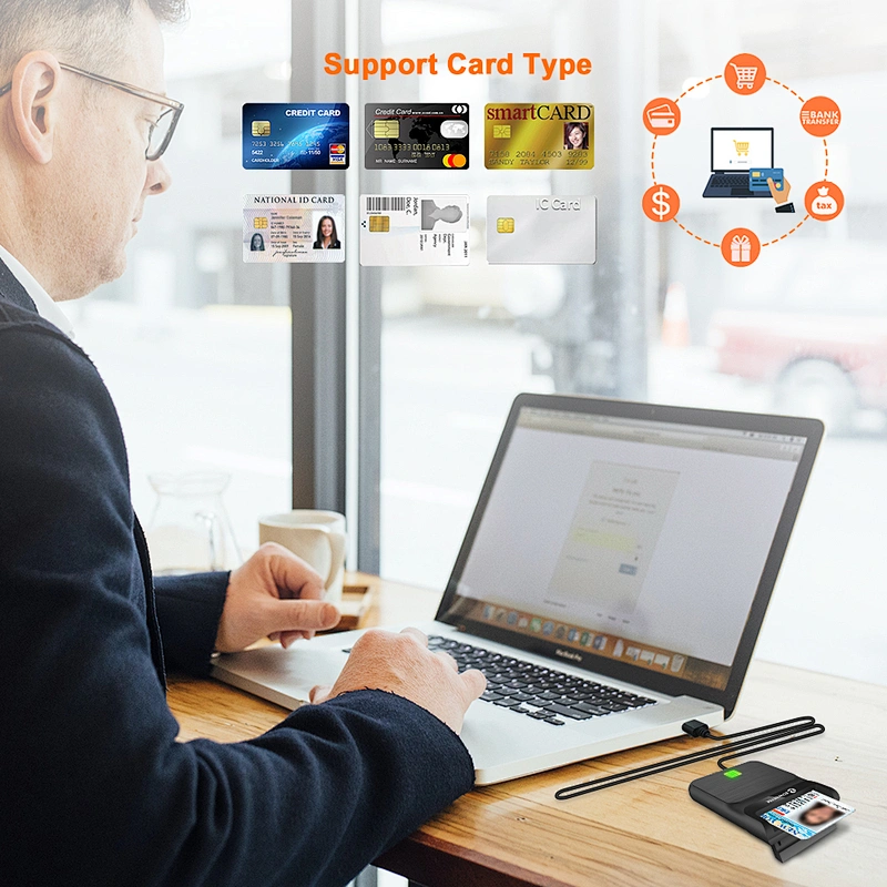 2022 Common Access Card Reader Compatible with MAC OS, Windows 10