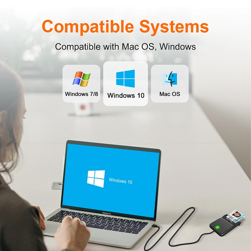 2022 Common Access Card Reader Compatible with MAC OS, Windows 10