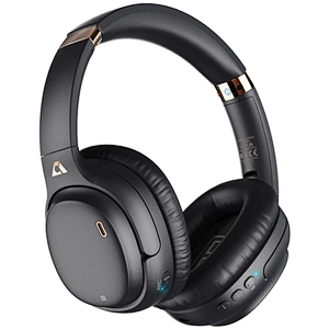 1Mii E600Pro Hybrid Active Noise Cancelling Headphones with aptX HD & Low Latency, Over-Ear Bluetooth Headphones Wireless Headphones with Build-in Microphone Hi-Fi Deep Bass, 60H Playtime