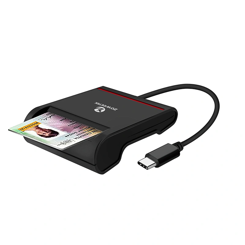 Access Control Card Reader USB C Portable ATM Credit ZOWEETEK Card Reader