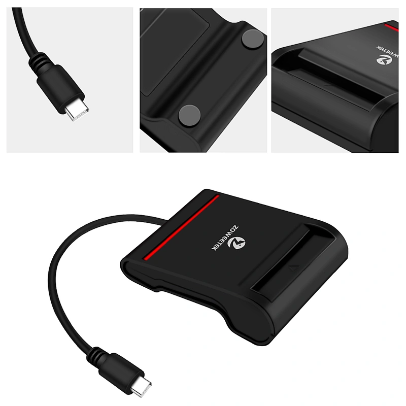 Access Control Card Reader USB C Portable ATM Credit ZOWEETEK Card Reader