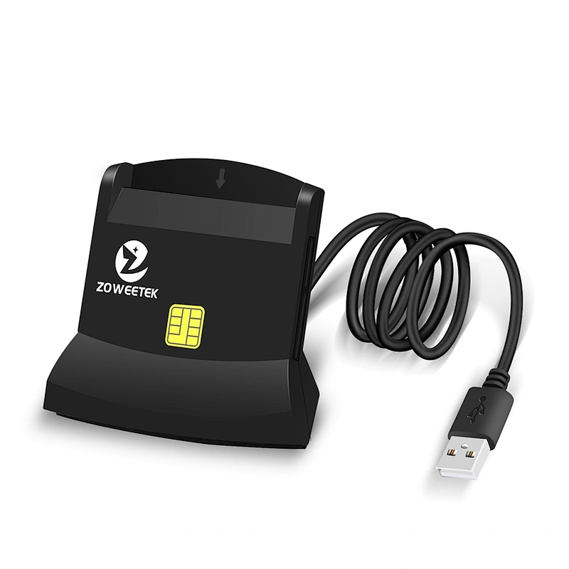 ZOWEETEK Multifunction IC/ID/TF/Micro SD/MMC/SIM Smart SD Card Reader
